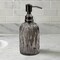 Glass Liquid Soap Dispenser Pump Bottle | Bathroom & Kitchen | Holds Soap, Lotion & Sanitizer | Smoke